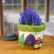 Felt Planter Pot - Woodland Mushroom lifestyle