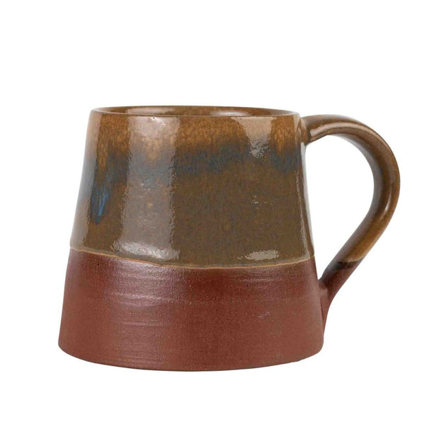 Hand-thrown Terracotta Coffee or Tea Mug side view