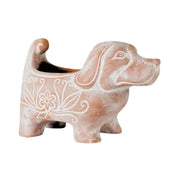 Dog Terracotta Planter 