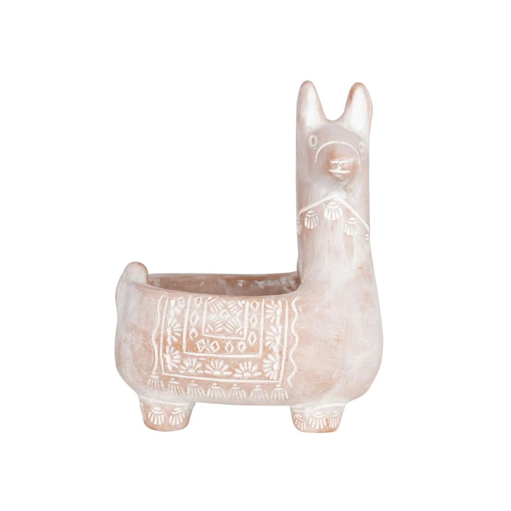 llama pot planter Llama Terracotta Planter