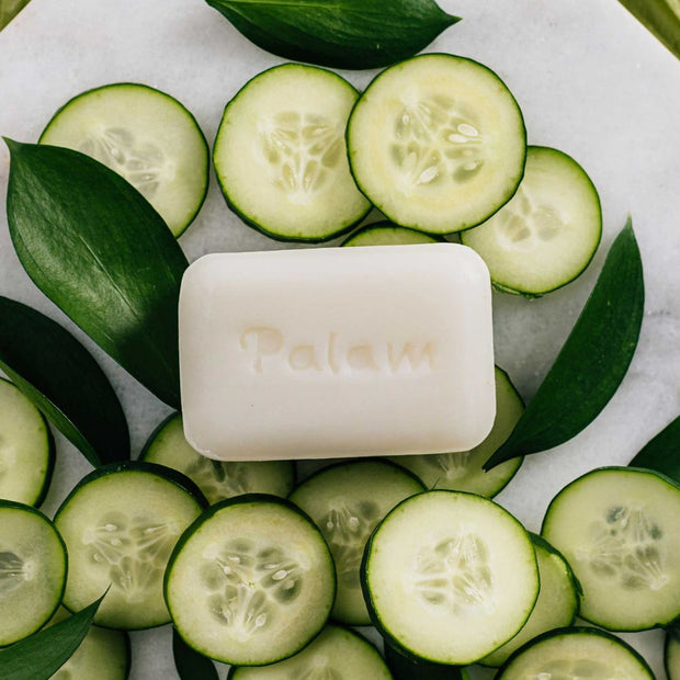 Vegetable Cucumber Scented Soap Bar lifestyle