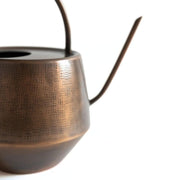 Iron Watering Can in Antique Copper Finish detail