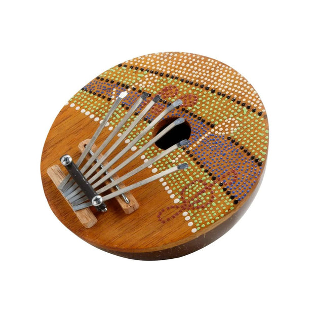 Summer Groove Coconut Shell Thumb Piano or Kalimba