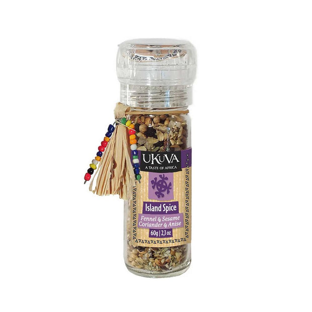 Island Spice Blend in Bottle with Grinder