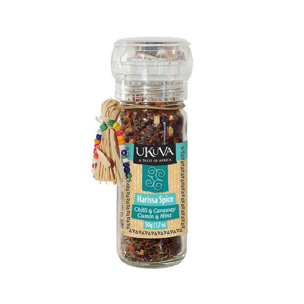 Harissa Spice Blend in Bottle with Built-in Grinder