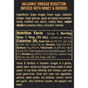 Rooibos & Honey Balsamic Vinegar Reduction 8.5 fl oz Nutrition Facts