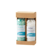 Renew and Relax Bath Salts Set in a box