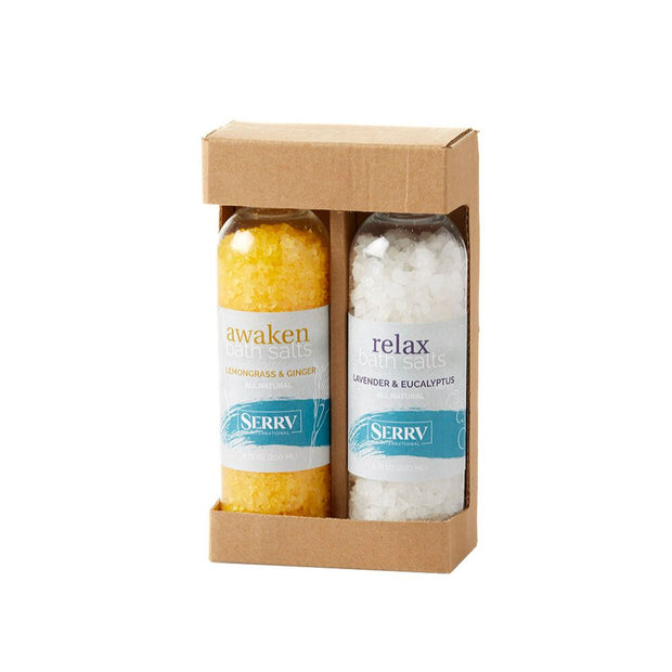 Awaken and Relax Bath Salts Set in a box