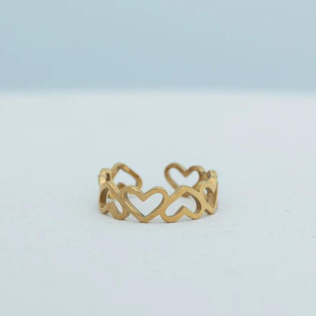 Token of Love Adjustable Ring styled