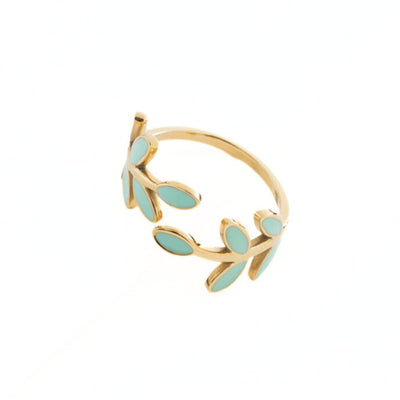 Seeds of Hope 14k Gold Plated Adjustable Ring
