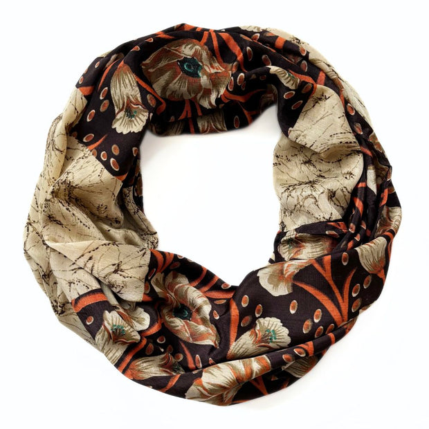 Recycled Silk Sari Infinity Scarf