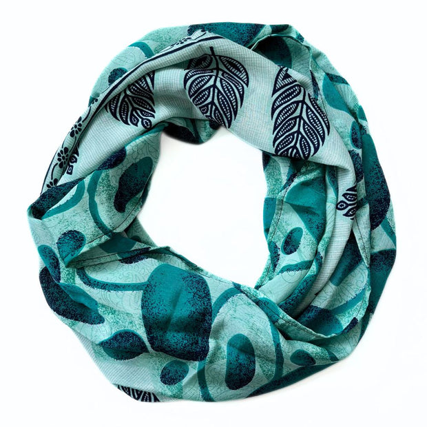 Recycled Silk Sari Infinity Scarf