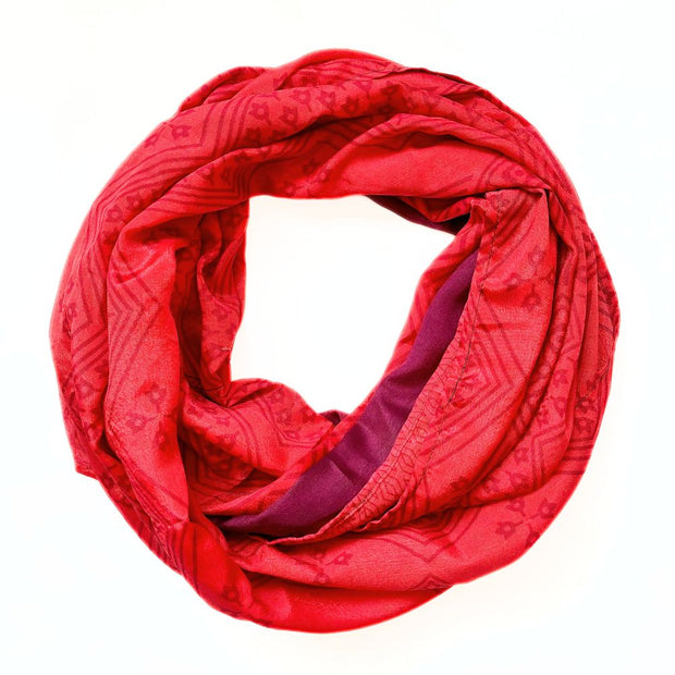 Recycled Silk Sari Infinity Scarf