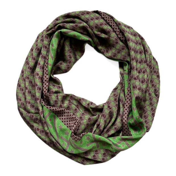 Recycled Silk Sari Infinity Scarf