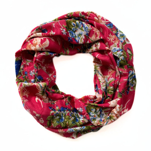 Recycled Silk Sari Infinity Scarf