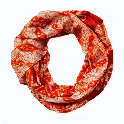 Recycled Silk Sari Infinity Scarf