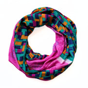 Recycled Silk Sari Infinity Scarf