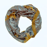 Recycled Silk Sari Infinity Scarf
