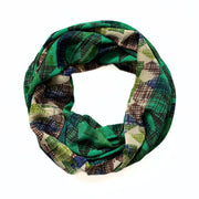 Recycled Silk Sari Infinity Scarf