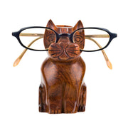 Kitty Cat Eyeglass Holder Stand front view