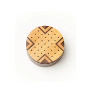 Travel Size Wood Peg Solitaire Game closed