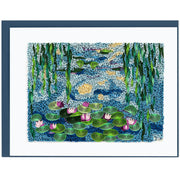 Quilled Water Lilies 1916-19 by Monet Greeting Card part of Artist Series