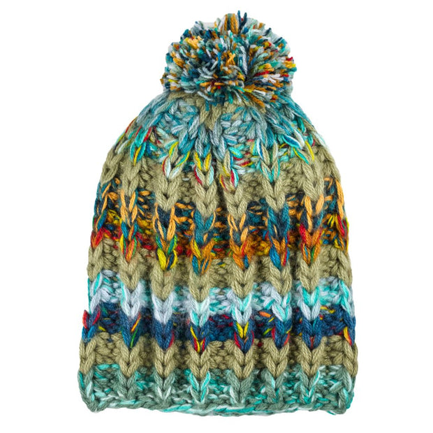 Alpaca and Acrylic Blend Altiplano Knit Hat - Teal