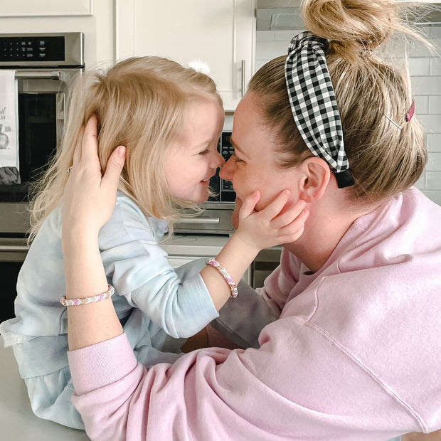 Set of Two Mommy & Me Roll-on® Bracelets - Dollhouse lifestyle