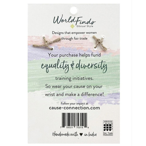 Cause Connection Bracelet - Promote Equality back