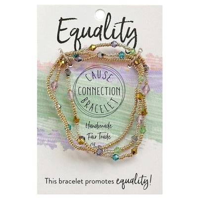 Cause Connection Bracelet - Promote Equality front