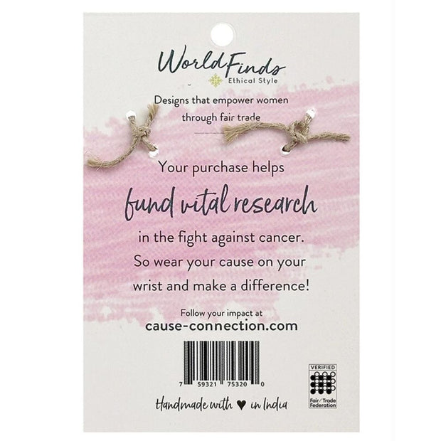 Cause Connection Bracelet - Fight Cancer back