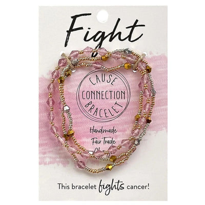 Cause Connection Bracelet - Fight Cancer front