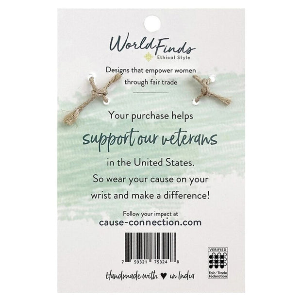 Cause Connection Bracelet - Support Veterans back