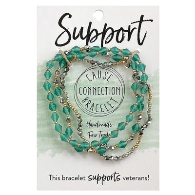 Cause Connection Bracelet - Support Veterans front