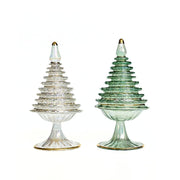 Blown Glass Tabletop Christmas Tree two color options