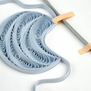 Quilled Baby Clothesline Greeting Card detail