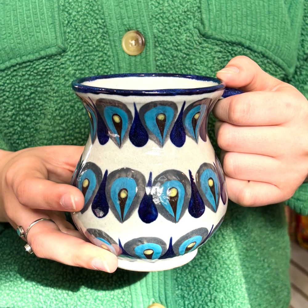 Hand-painted Guatemalan Coffee Mug 15oz – Zee Bee Market LLC