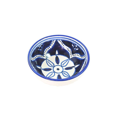 Dishes & Deco Nigella Cobalt Hand-painted Small Ceramic Bowl