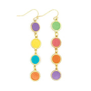 Color Study Enamel Earrings - Gumdrop