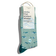 Pair of Conscious Step Socks that Protect Whales tagged