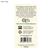 Conscious Step Socks That Provide Meals - Pepper Party back of tag