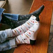 Conscious Step Gift Box - Socks That Support Music on models showing two designs