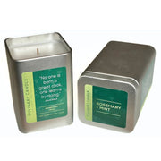 Culinary 7oz Canister Tin Candle - Rosemary & Mint
