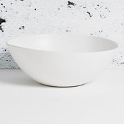 Stoneware Large Serving Bowl Dadasi 11.8" Matte White