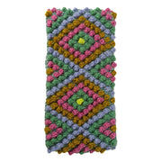 Diamond Hand-knit Ear Warmer - Floral
