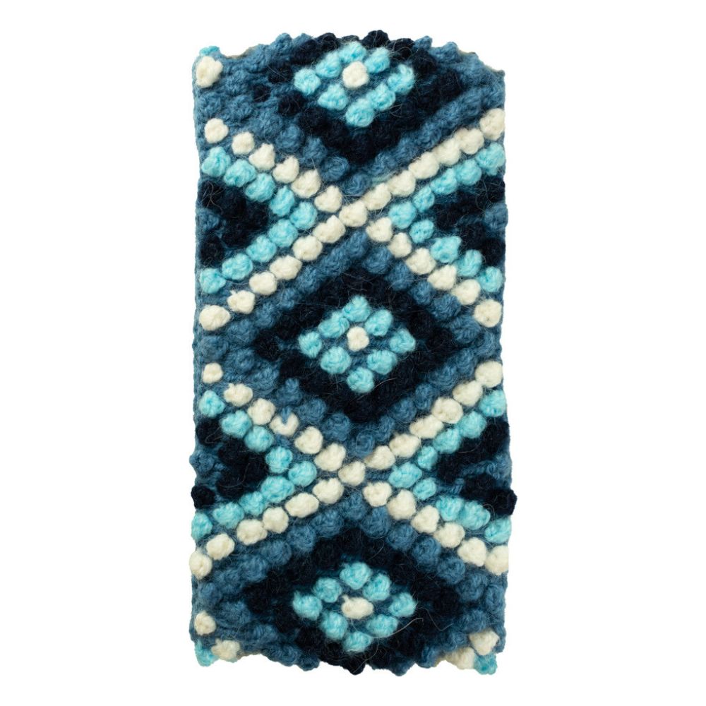 Diamond Hand-knit Ear Warmer - Nordic – Zee Bee Market LLC display picture 2