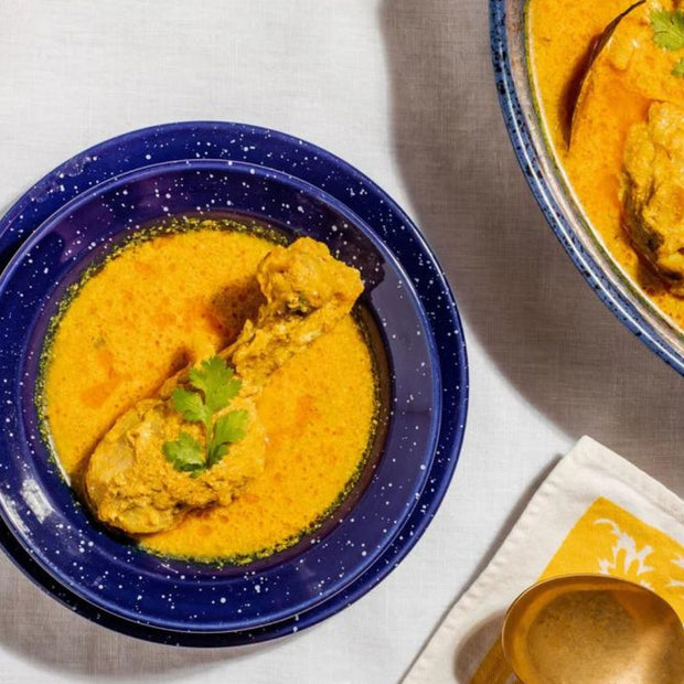 Dilliwala Korma (Delhi-Style Chicken Korma) dish using Diaspora Garam Masala Spice Blend