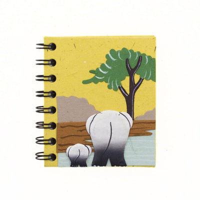 Mr. Ellie Pooh Elephant Small Notebook Journal - Yellow