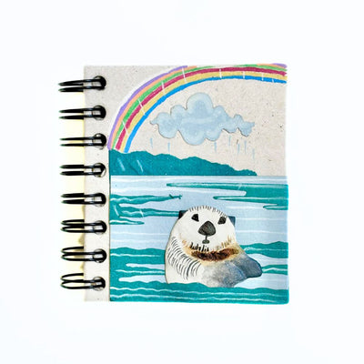 Mr. Ellie Pooh Small Notebook Journal Sea Otter - natural
