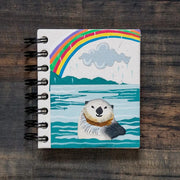 Mr. Ellie Pooh Small Notebook Journal Sea Otter styled